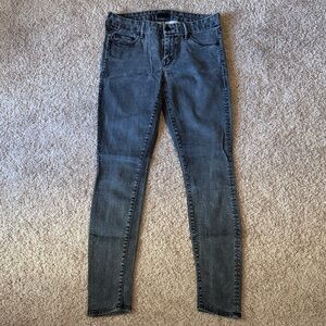 MOTHER Women's Dark Gray Skinny Jeans